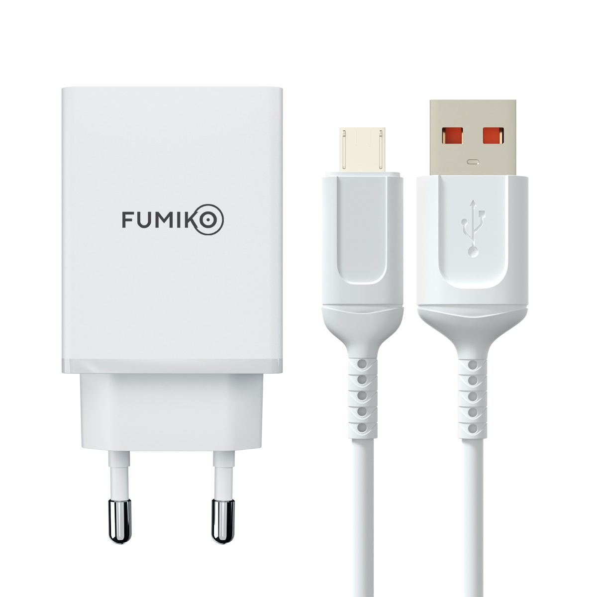 FUMIKO CH13 microUSB cable White 002