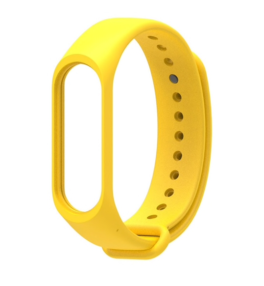 Ремешок для фитнес-браслета Xiaomi Mi 5 жёлтый_1