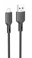 Кабель Borofone BX70 Micro USB 2.4А черный 1 м