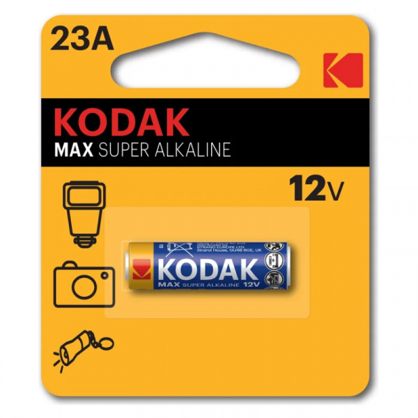 Батарейка алкалиновая Kodak Max Super Alkaline A23 001