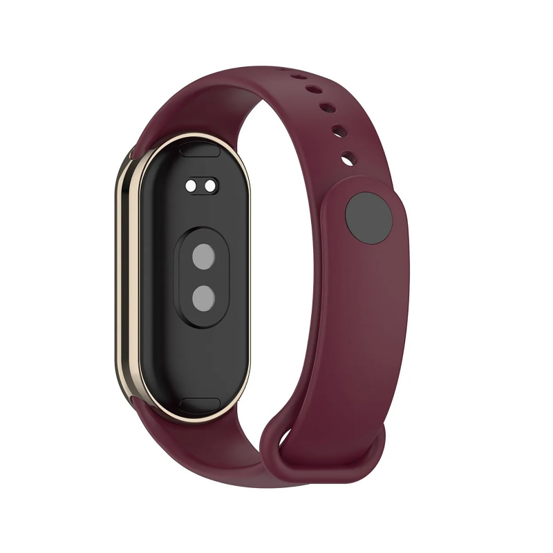 Ремешок WB13 для Xiaomi Mi Band 9 силиконовый бордовый (236234) 002