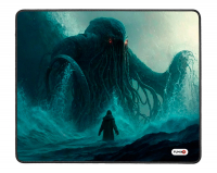 FMP01-44-Коврик для мыши FUMIKO MP01 Водное чудовище 240x200х2 мм, оверлок