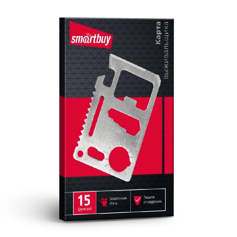 Набор инструментов-карточка Smartbuy Tools 2