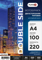 Фотобумага FUMIKO Матовая двухсторонняя 220-100-А4 001