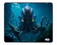 FMP01-43-Коврик для мыши FUMIKO MP01 Морское чудовище 240x200х2 мм, оверлок
