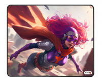 FMP01-58-Коврик для мыши FUMIKO MP01 Суперженщина 240x200х2 мм, оверлок