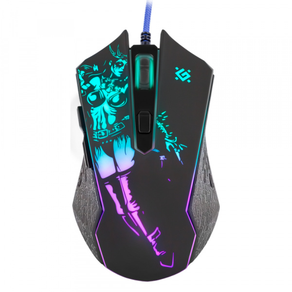 Мышь игровая проводная Defender Sin'Sister GM-933 черная_1