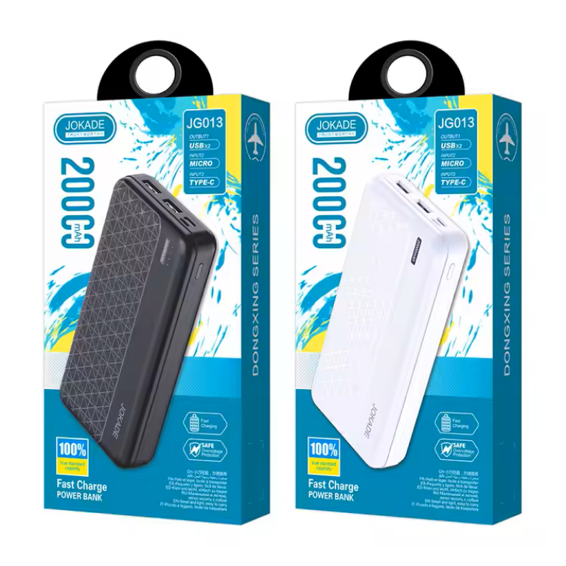 Внешний аккумулятор Jokade JG013 20000 мАч белый 002