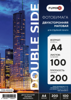 Фотобумага FUMIKO Матовая двухсторонняя 200-100-А4 001