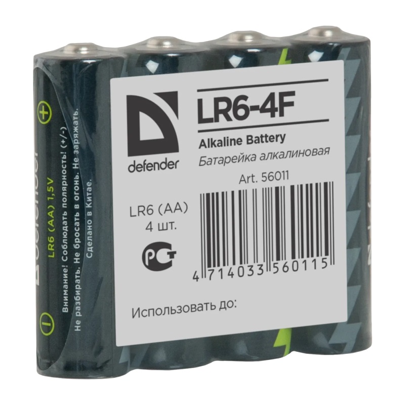АА Defender LR6-4F 4 шт 002
