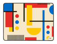 FMP02-06-Коврик для мыши FUMIKO MP02 Баухаус 360x270х2 мм, оверлок