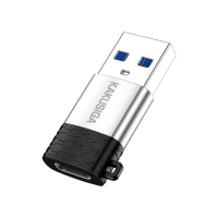Переходник Kakusiga KSC-1421 Type-C  USB черно-серый 001
