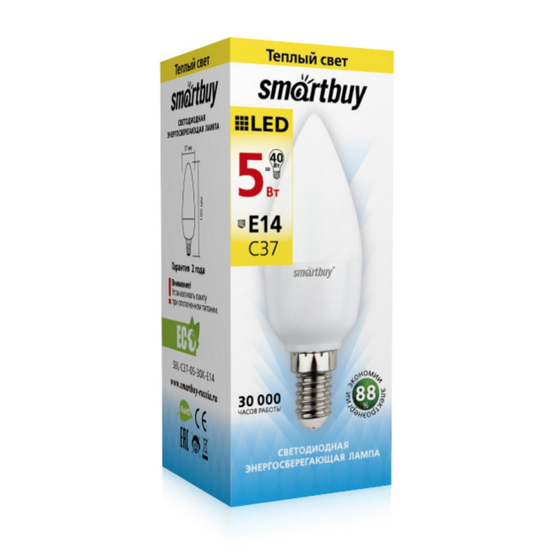 Smartbuy SBL-C37-05-30K-E14 002