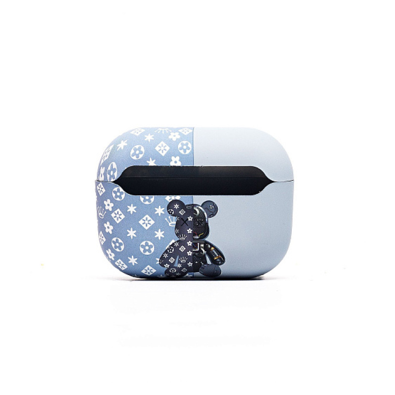 Чехол SCP19 для AirPods Pro 2 пластиковый голубой 002