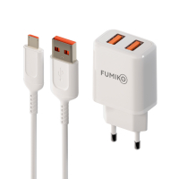 FUMIKO CH14 microUSB cable White 001