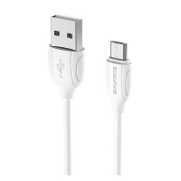 Кабель Borofone BX19 Micro USB 2.4А белый 1 м 001