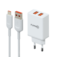 FUMIKO CH13 microUSB cable White 001