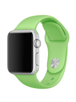Ремешок силиконовый для Apple Watch 42 44 салатовый
