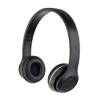 Беспроводные наушники Perfeo Flat черные 1
