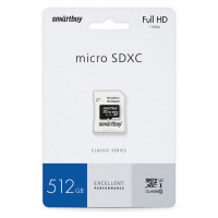 SmartBuy 512GB MicroSDXC class 10 SD adapter 001