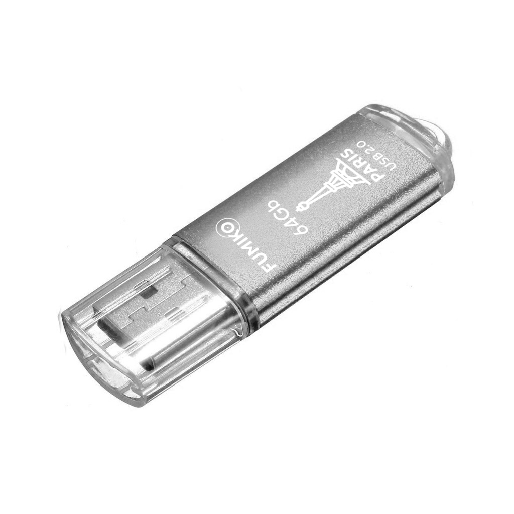 Флешка FUMIKO PARIS 64GB серебристая USB 2.0_2