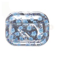 Чехол PCP10 для AirPods Pro 2 пластиковый серо-голубой 001