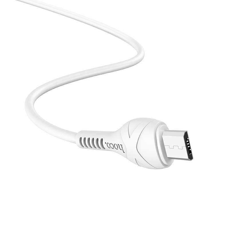 Кабель Hoco X37 Micro USB 2.4А белый 1 м_2