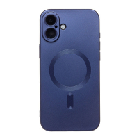 Чехол SM020 для iPhone 16 Plus SafeMag силиконовый синий 001