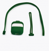 Чехол для AirPods-AirPods 2 на веревочке зеленый