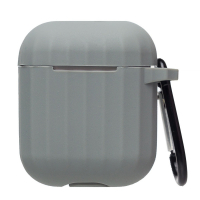 Чехол AP015 для кейса Apple AirPods AirPods 2 серый (212531) 1