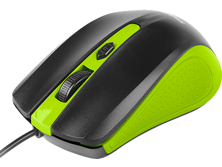 Мышь проводная SmartBuy ONE 352 USB черно-зеленая_2