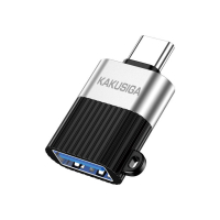 Переходник Kakusiga KSC-1420 USB Type-C черно-серый 001
