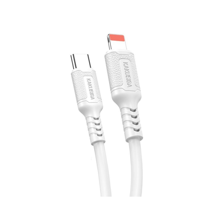 Кабель Kakusiga KSC-984 Type-C  Lightning 3А белый 1 м 001