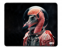 FMP01-24-Коврик для мыши FUMIKO MP01 Розовый фламинго 240x200х2 мм, оверлок