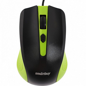 Мышь проводная SmartBuy One 352 черно-зеленая